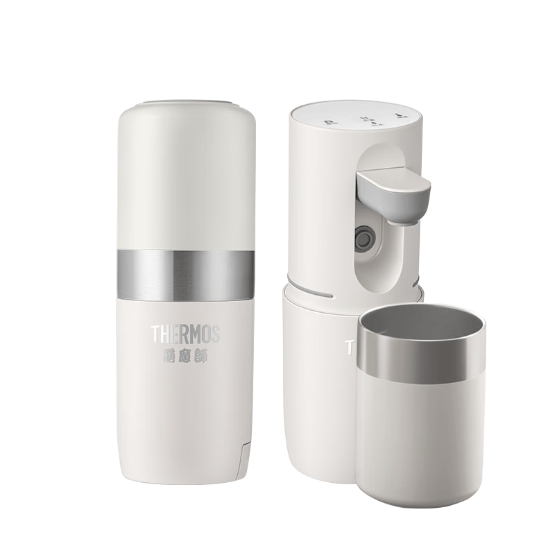 膳魔师（THERMOS）即热式便携饮水机小型家用即热烧水壶旅行免安装折叠便携电热水壶智能触控式速热烧