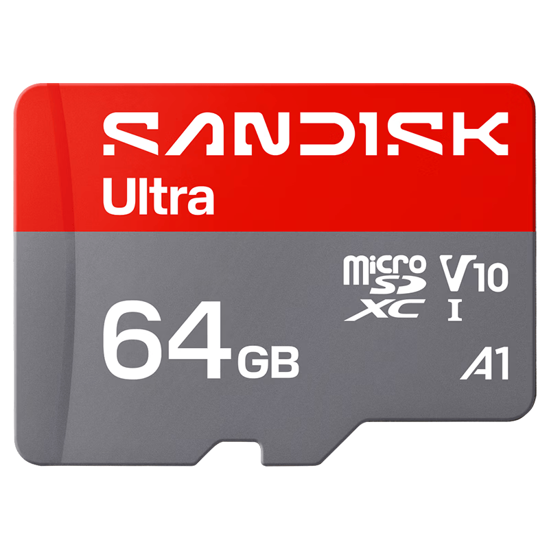 Sandisk闪迪64GB TF（MicroSD）内存卡 A1 U1 C10 至尊高速移动版存储卡 
