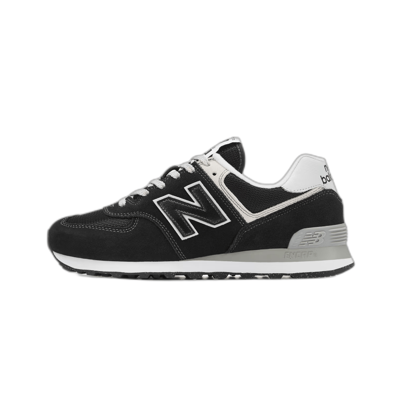NEW BALANCE秋季男女情侣同款复古黑色户外运动休闲鞋574系列ML574EVB 42.5