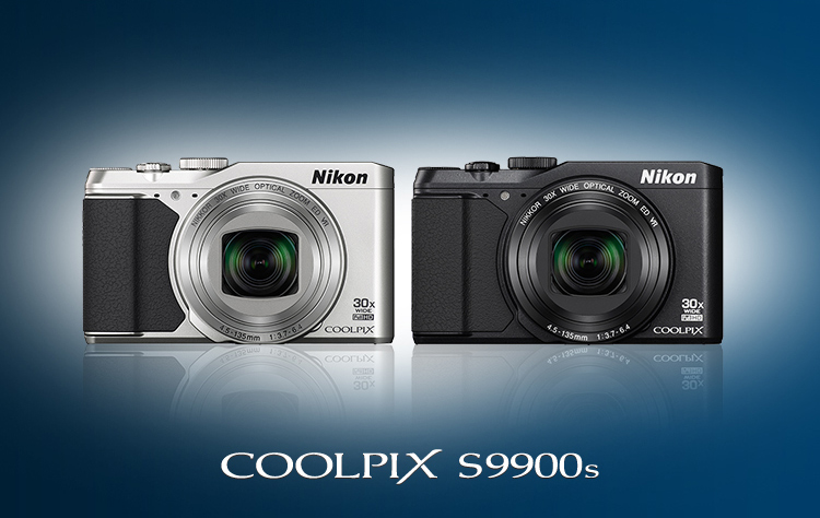 尼康（Nikon）COOLPIX S9900s 数码相机 黑色 （1605万有效像素 30倍光变 3英寸翻转屏 25mm广角 WIFI）