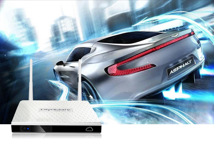 迪优美特(diyomate) x6ii 四核 8g 智能高清网络电视机顶盒 四核八显