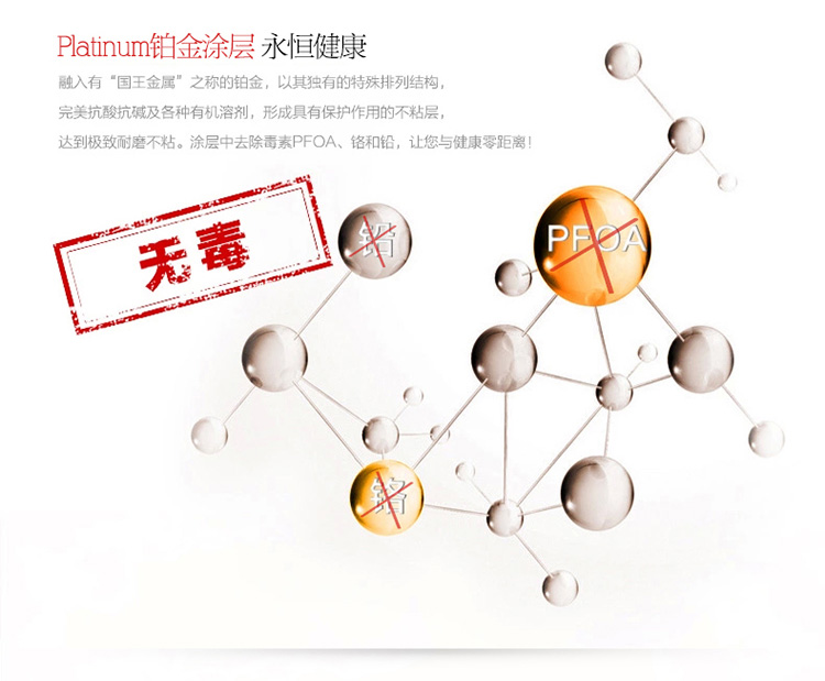 南方厨具NANFANGCOOKWARE 炒锅 32CM电磁炉通用立盖不粘锅 红色NF-532