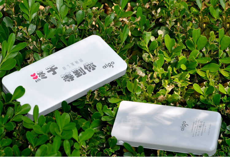 aigo 10000毫安 移动电源/充电宝 聚合物 双USB输出 L100 缘份版