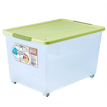 茶花 塑料整理箱 酷立方收纳箱 72L 28581K (桶体)