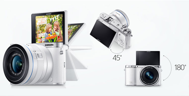三星（SAMSUNG） NX3000智能WIFI 微型单电套机（16mm-50mm）内置16G卡 闪光灯（白色）