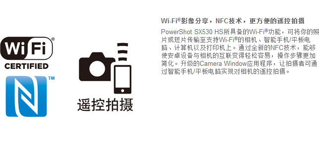 佳能（Canon）PowerShot SX530 HS 数码相机（ 1600万像素 、50倍光学变焦）单机版