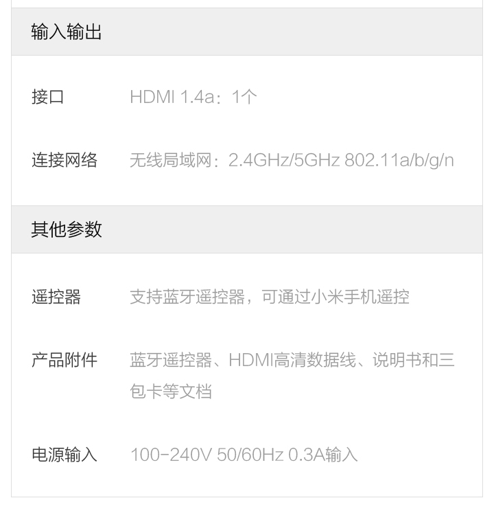 
                                        小米（MI）小盒子mini 简装版 全高清 电视盒子 4k网络机顶盒 小米 机顶盒 支持投屏 蓝牙4.0                