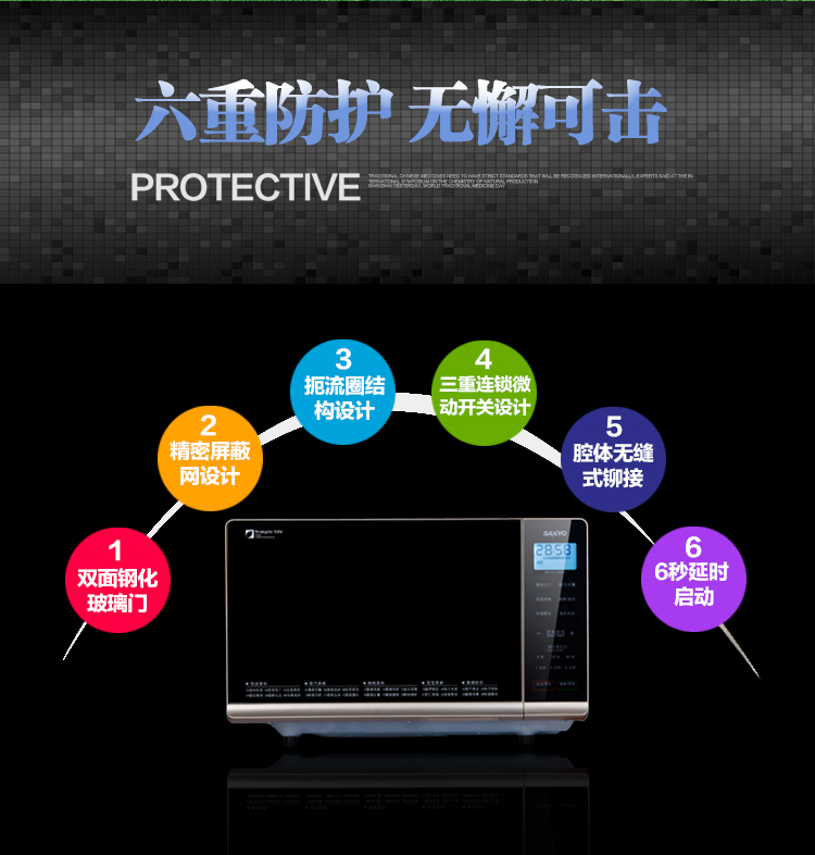 三洋（SANYO） EM-F2118EB1 21L 微波炉（玫瑰金）
