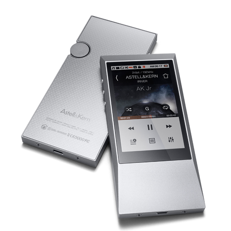 
                                        艾利和（Iriver）Astell&Kern AK Jr HIFI播放器 无损mp3音乐播放器 支持DSD64 轻薄机身触摸屏 银色                