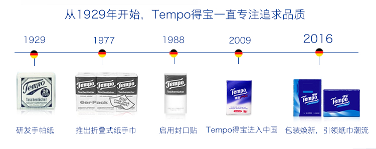 得宝(Tempo) 抽纸 4层100抽*(16+2)包德宝纸...-京东