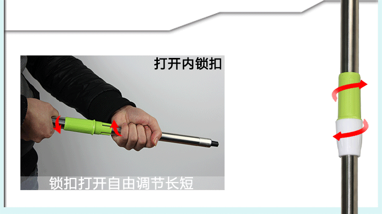 
                                        
                                                                                利临 免手洗海绵拖把对折式挤水胶棉拖把 吸水海绵家用拖布爆款懒人墩布地拖办公干湿两用 (共2个头)                 