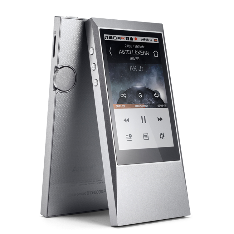 
                                        艾利和（Iriver）Astell&Kern AK Jr HIFI播放器 无损mp3音乐播放器 支持DSD64 轻薄机身触摸屏 银色                