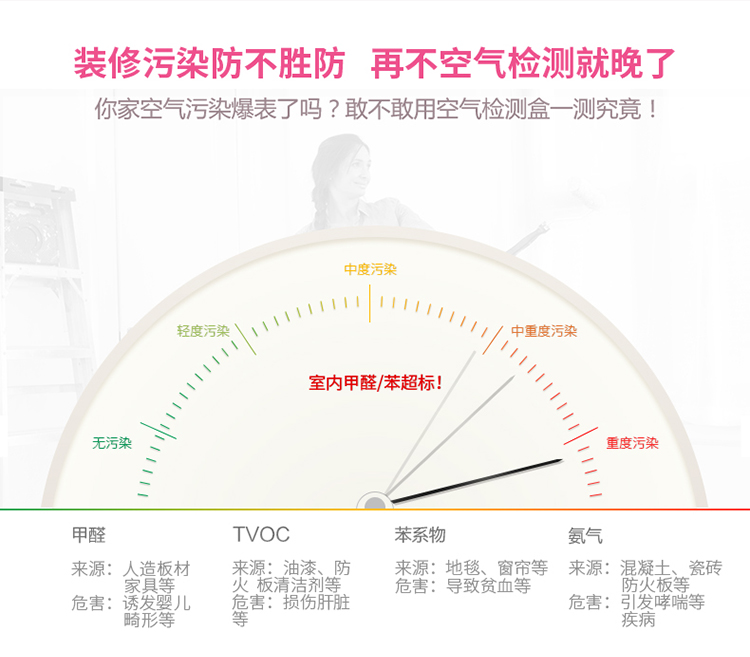 
                                        
                                                            绿之源  2苯+2甲醛  4盒装检测盒  空气甲醛测试仪自测甲醛检测仪家用 测甲醛试纸仪器                