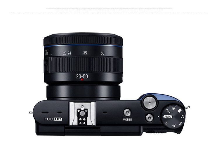 三星（SAMSUNG）NX3300自拍 时尚微型单电套机 （20-50mm） （白色）蓝调经典款 内附16G卡