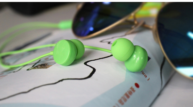 酷派coolpad原装入耳式立体声线控彩虹耳机 c16 红色