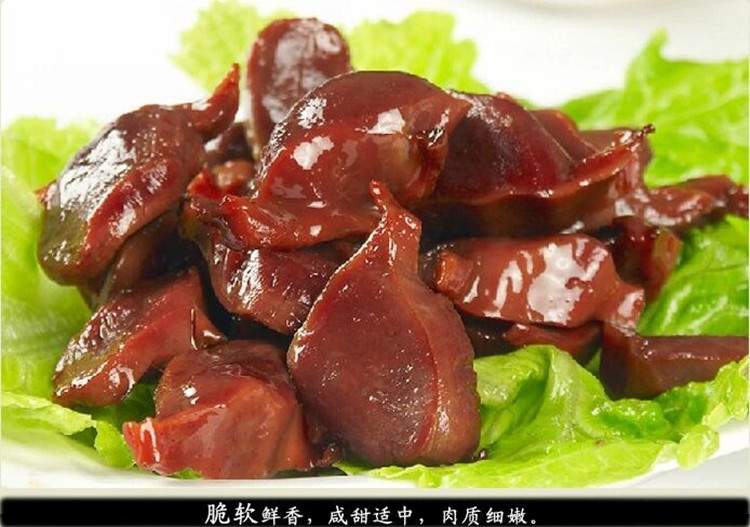 温州特产 藤桥牌 卤味食品 鸭肫酱香味500g/袋