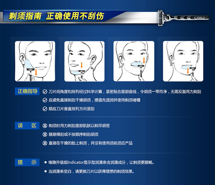 
                                        
                                                                                吉列(Gillette)刮胡刀手动剃须刀手动非吉利 锋速3经典(1刀架1刀头 新老包装随机发货)                