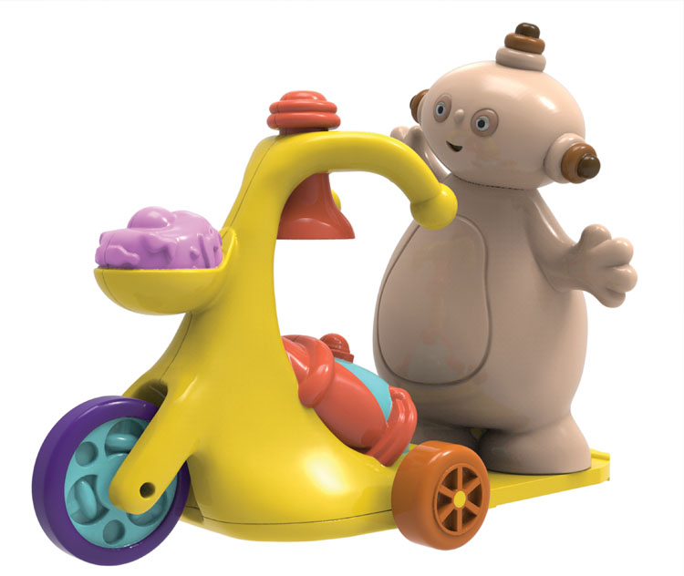 花园宝宝in the night garden 公仔回力车系列塑胶玛卡巴卡玩具公仔车