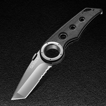 戈博gerber 美国原装进口户外刀户外装备折叠刀战术刀求生刀齿刃折刀