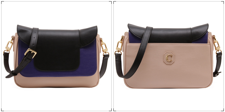 lapalette 小马包 米色马鞍款斜挎单肩包 bc5xa25309189