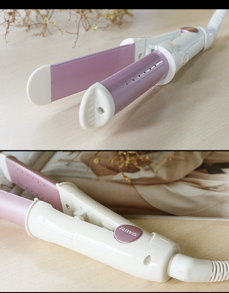
                                        雷瓦(RIWA) 卷直发器 干湿两用 便携卷发器 卷发棒直发器二合一 RB-807S                
