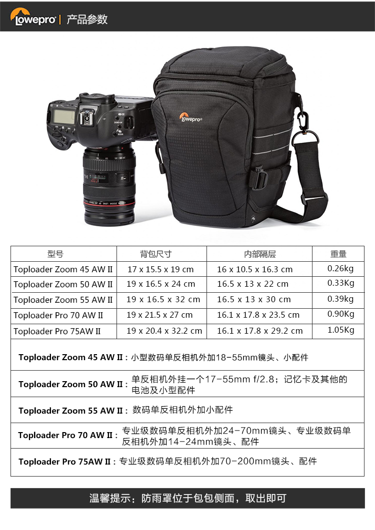 toploader zoom 55 aw ii