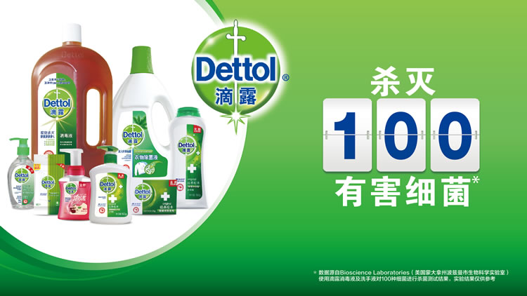 滴露dettol 健康抑菌洗手液 植物呵护 特惠装 500g/瓶 送 300g补充装