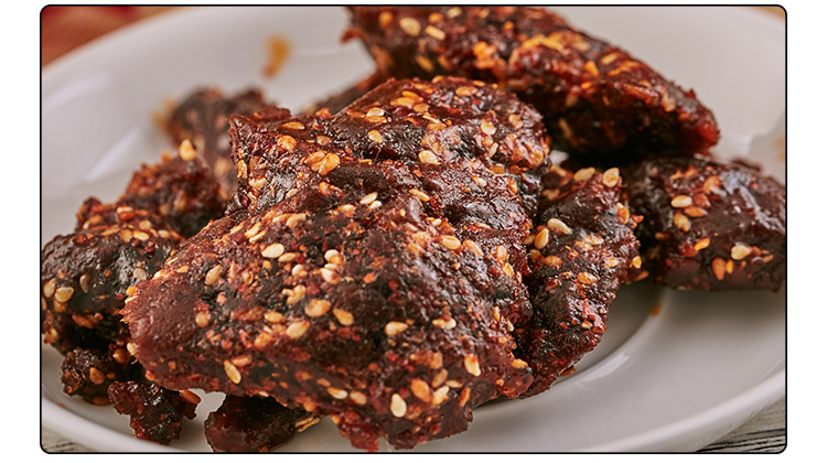 来伊份川香牛肉条150g袋