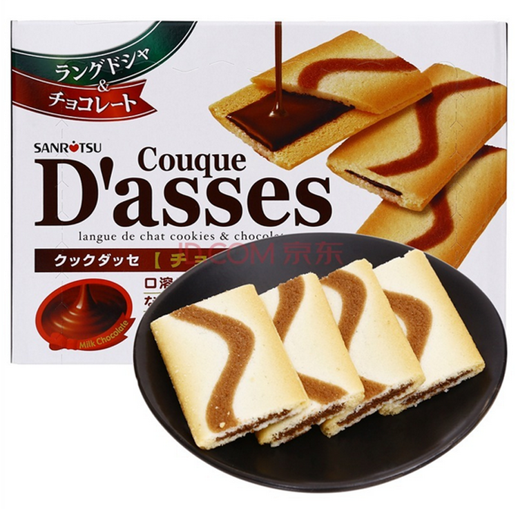 三立(sanritsu)巧克力夹心饼干 92.4克