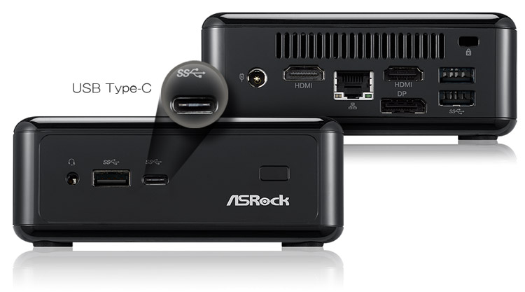 华擎(asrock)beebox n3150三显.4k黑色超迷你pc套件 (不含硬盘和内存)