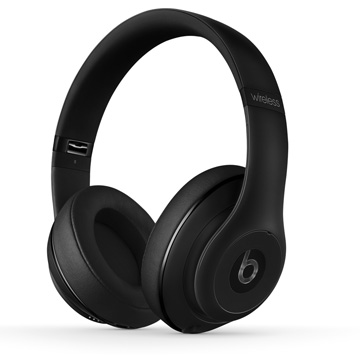 Beats Studio Wireless 头戴式耳机 - 哑光黑色  录音师蓝牙无线版 Hi-Fi 降噪 带麦