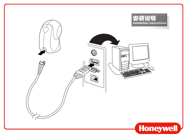 
                                        霍尼韦尔（Honeywell）MK7120 条码扫描平台 经典“大眼睛”条形码扫描器                