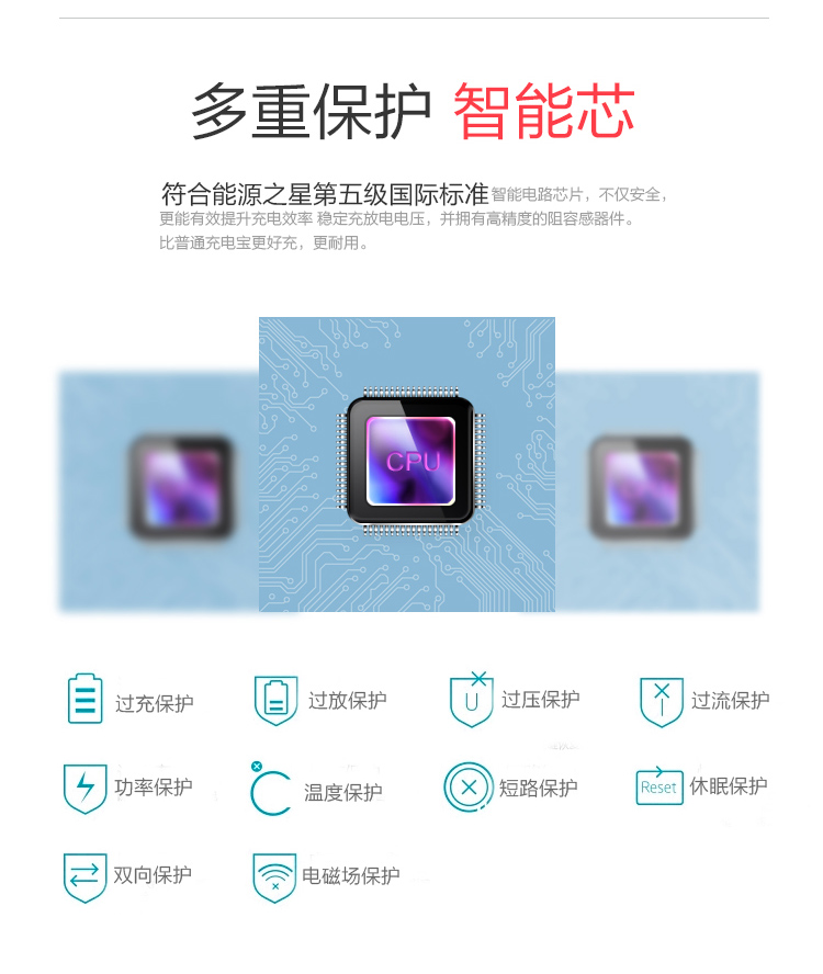 飞利浦 13000毫安 移动电源/充电宝 双USB输出 DLP2102 白色