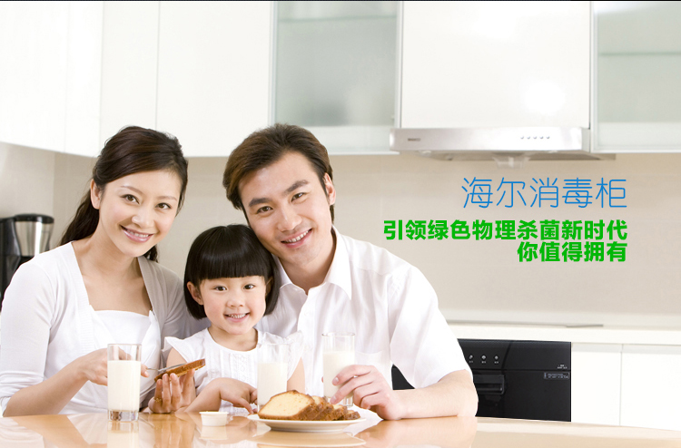 
                                                            海尔（Haier）二星级 消毒柜 家用 碗柜 嵌入式 光波巴氏消毒 厨房碗筷餐具消毒 ZQD90F-12LCS                
