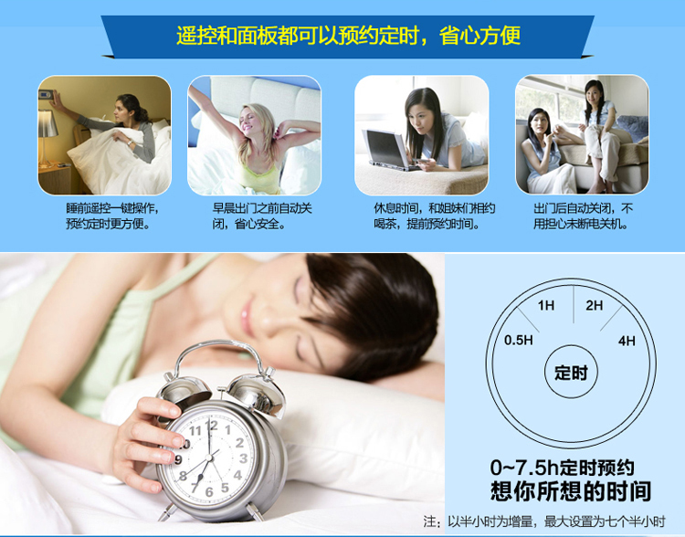 海尔（Haier） FSY4027E 5叶遥控电风扇/落地扇