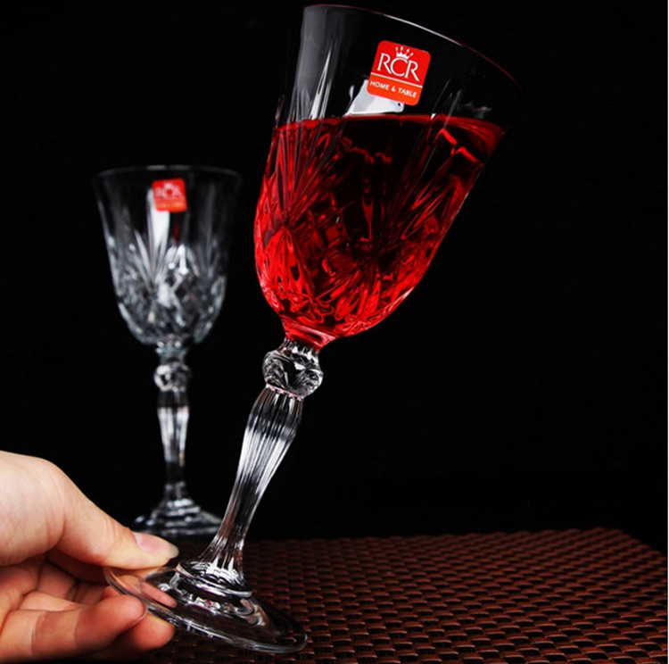 RCR 270ml礼盒旋律无铅水晶高脚红酒杯（六个装）R238490