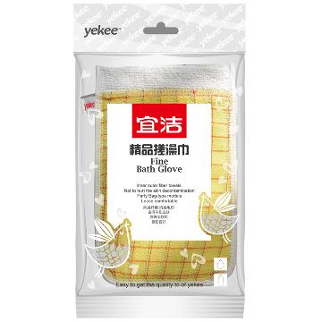 宜洁（yekee）浴室洗沐浴 平口精品搓洗澡巾 多色 随机发货 Y-9920