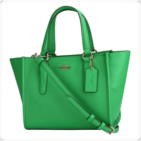 coach 蔻驰 女款绿色真皮单肩手提斜挎包 33996 ligrn (f33996 ligrn)