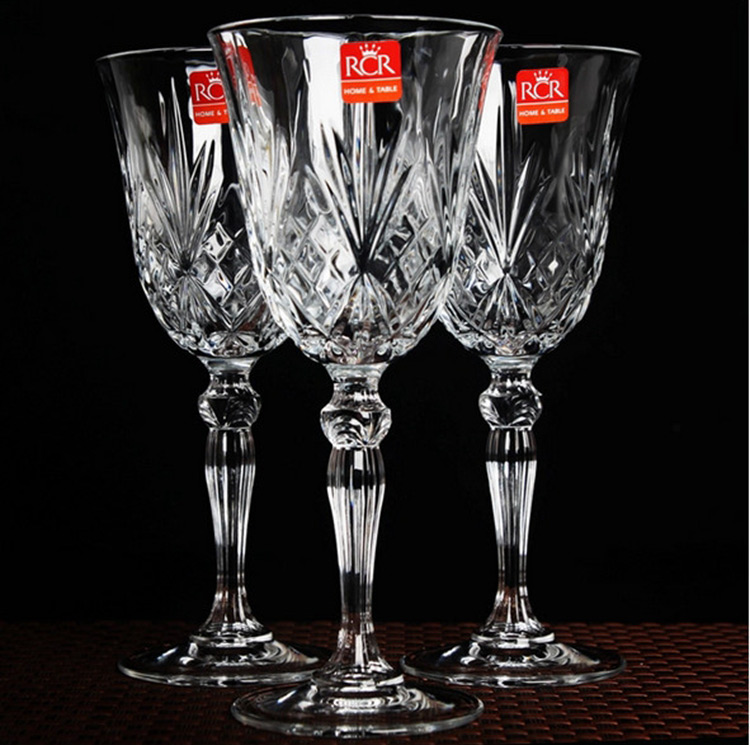 RCR 270ml礼盒旋律无铅水晶高脚红酒杯（六个装）R238490