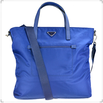 prada 普拉达 女士品蓝色尼龙单肩包 斜挎包 手提包 b2530t zot f0v41