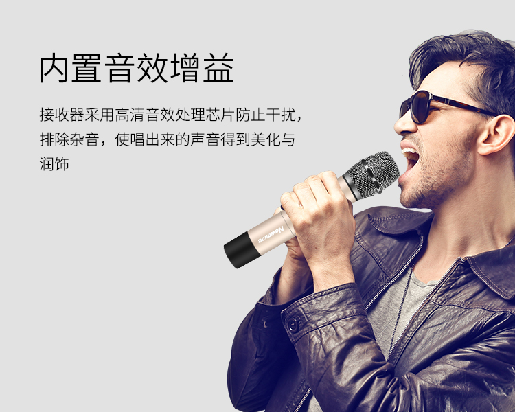 纽曼 （Newmine） MC08 汽车手机唱吧k歌动圈双麦...-京东