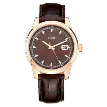 盖尔斯(guess)手表时尚潮流复古系列简约带日历石英男表w0250g2