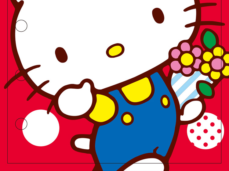 hello kitty 15mm*5m彩色胶带易撕型手工装饰胶带 颜色随机