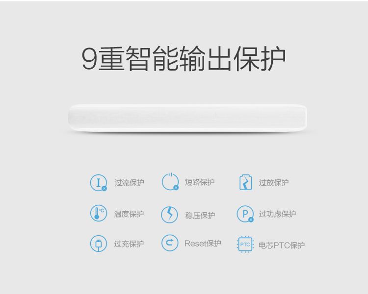 
                                        爱国者（aigo）K200 充电宝移动电源便携20000毫安 双USB输出 大容量 LED强光手电 适用于苹果小米华为 白色                