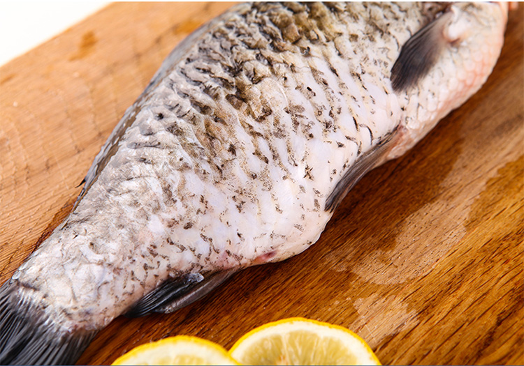 大湖 冷冻有机鲫鱼 去鳃去鳞去内脏 300g 1-2条 袋装 海鲜水产_ 7折