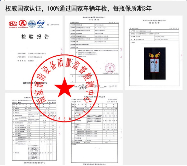 
                                        汽车灭火器 车载灭火器 家用车用干粉灭火器 汽车安全用品 大火苗-黑色单瓶520g                