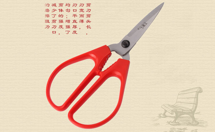 
                                        
                                        王麻子 不锈钢剪刀 办公家用厨房剪刀 剪子JC19                