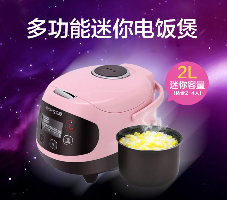 
                                        九阳（Joyoung）电饭煲迷你2L电饭锅智能预约JYF-20FS62                