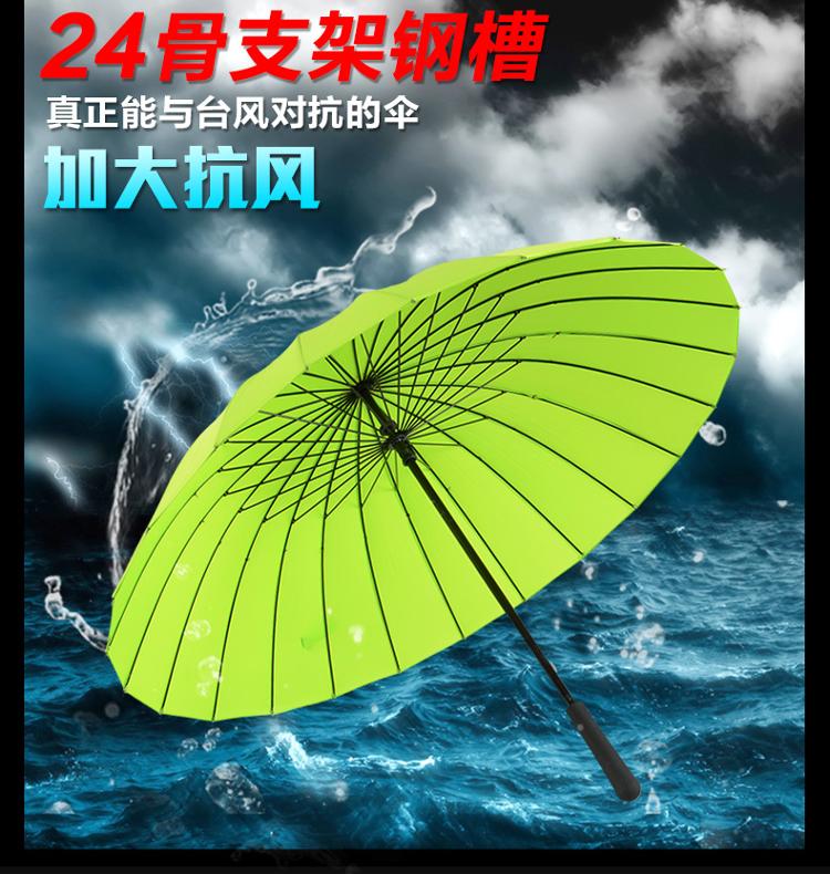 
                                        
                                        美度 24骨遇水开花晴雨伞创意女士长柄防风伞M5013天蓝色                