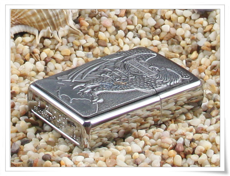 zippo打火机 哈雷地球鹰200hdh231